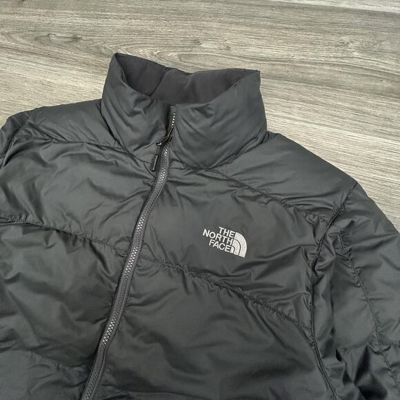 The North Face Jacket Mens Medium gray 550 Puffer Down Insulated Winter Coat - Picture 3 of 6